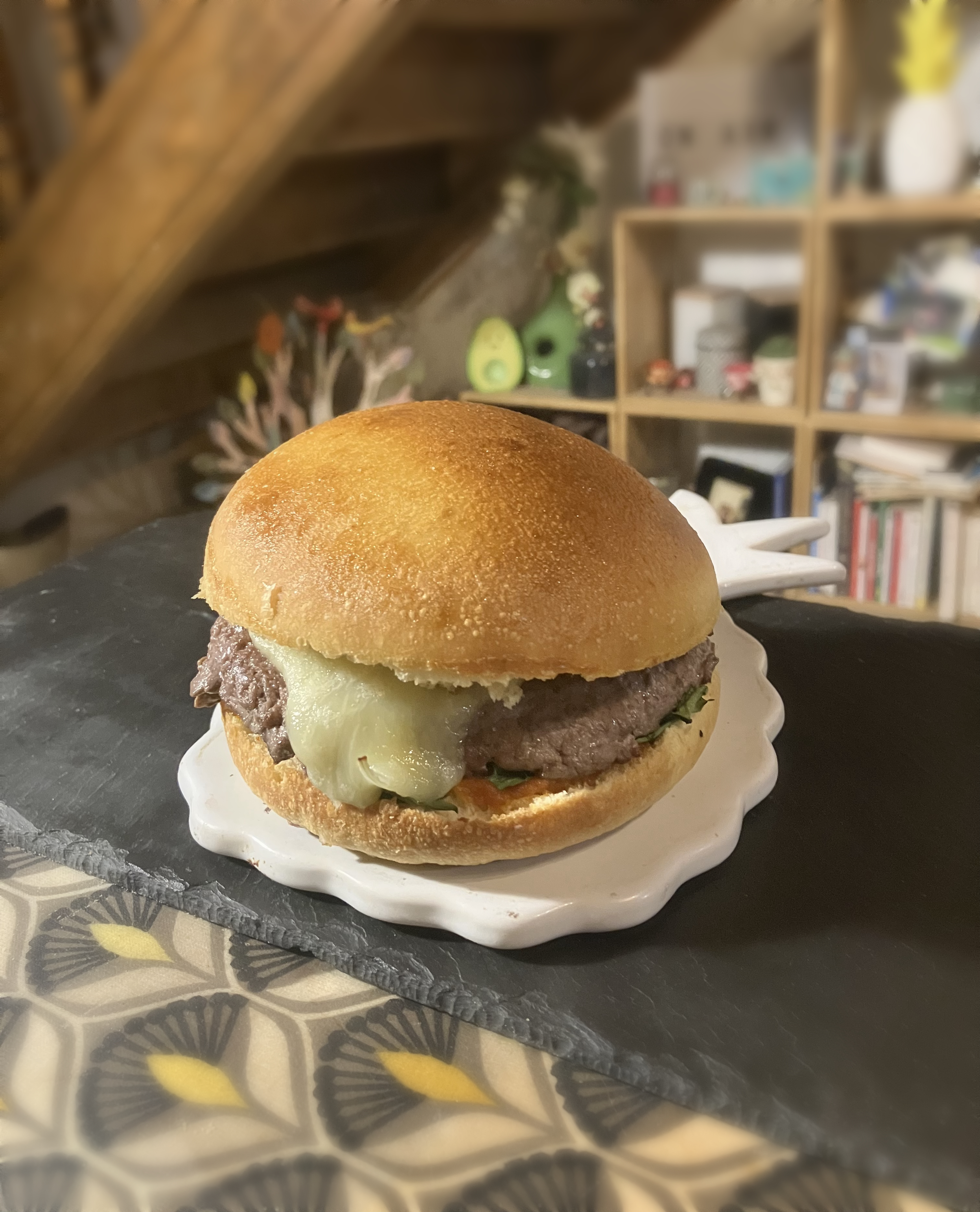 Burger Boeuf et tomme de Brebis