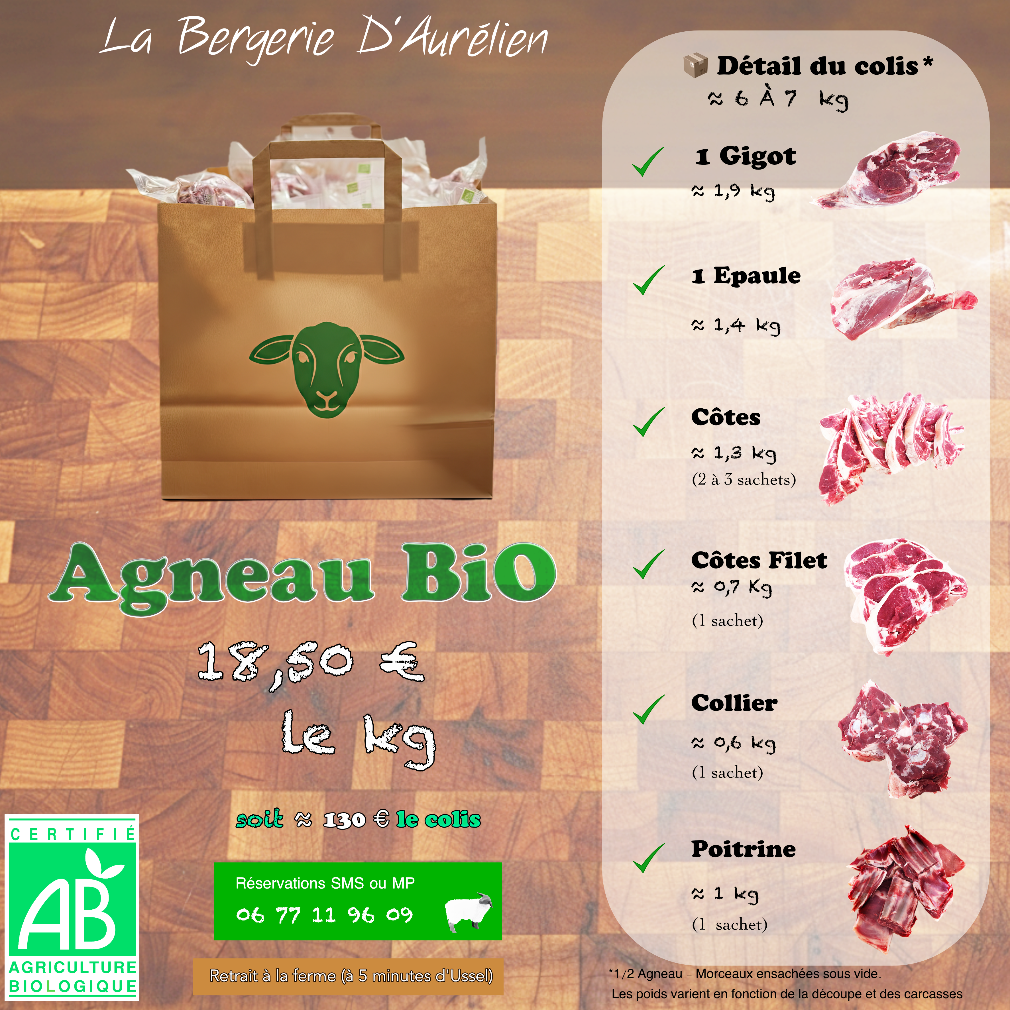 Agneau Bio pour vos Barbecues
