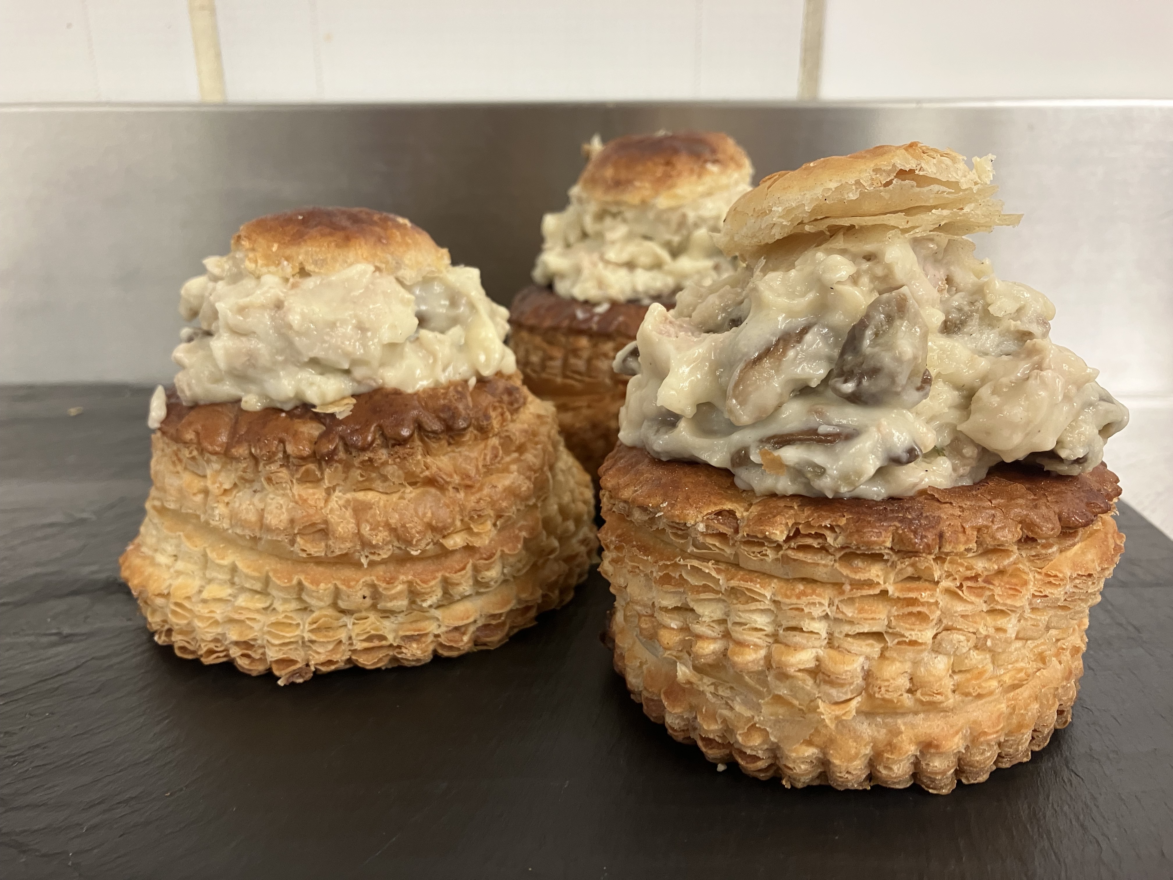 Vol au vent aux quenelles de veau et cèpes